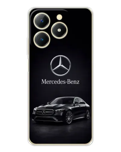 Чехол для Realme Note 70 с картинкой «Mercedes — решетка радиатора»