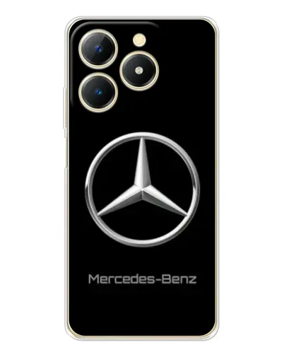 Чехол для Realme Note 70 с картинкой «Mercedes Silver Logo»