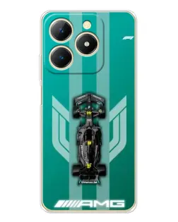 Чехол для Realme Note 70 с картинкой «Mercedes AMG Petronas»