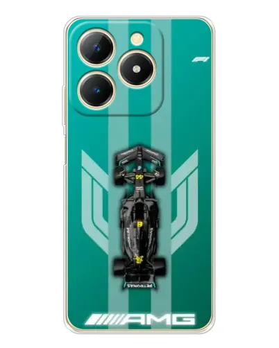 Чехол для Realme Note 70 с картинкой «Mercedes AMG Petronas»