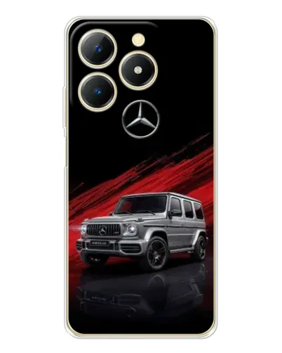 Чехол для Realme Note 70 с картинкой «Mercedes G-Class красный»