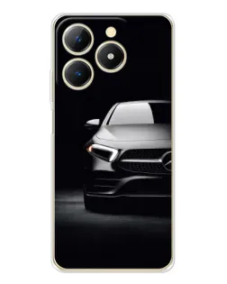 Чехол для Realme Note 70 с картинкой «Свет фар Mercedes»