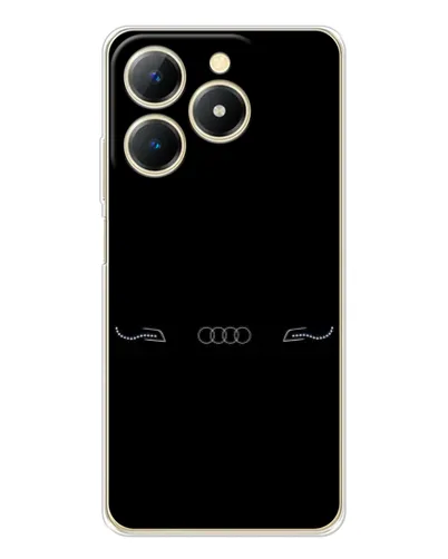 Чехол для Realme Note 70 с картинкой «Audi — световой подпись»