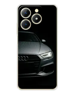 Чехол для Realme Note 70 с картинкой «Audi — детализация кузова»