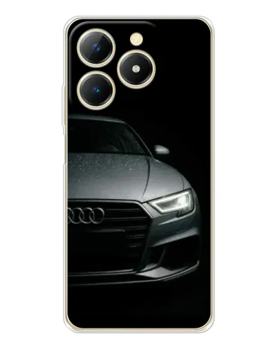 Чехол для Realme Note 70 с картинкой «Audi — детализация кузова»