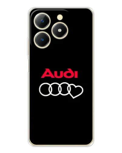 Чехол для Realme Note 70 с картинкой «Логотип Audi Heart»