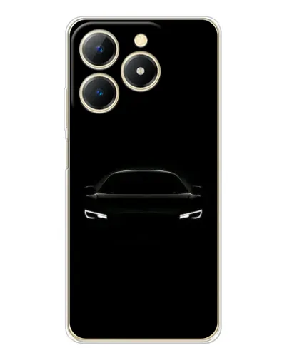 Чехол для Realme Note 70 с картинкой «Взгляд Audi в темноте»