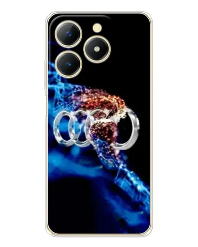 Чехол для Realme Note 70 с картинкой «Энергия лого Audi»