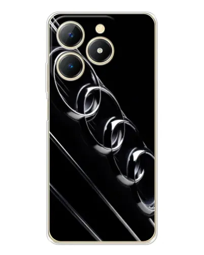 Чехол для Realme Note 70 с картинкой «Audi — абстрактные кольца»