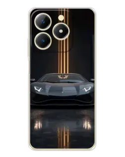 Чохол для Realme Note 70 з картинкою «Lamborghini золоті лінії» Чохол для Realme Note 70 з картинкою «Lamborghini золоті лінії»