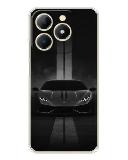 Чохол для Realme Note 70 з картинкою «Lamborghini симетрія доріг»
