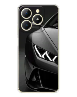 Чохол для Realme Note 70 з картинкою «Lamborghini фари деталізація»