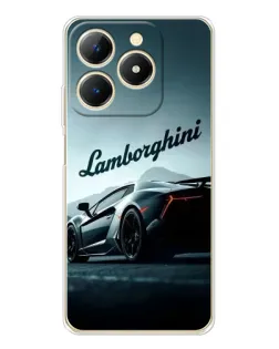 Чохол для Realme Note 70 з картинкою «Класичний Lamborghini надпис»