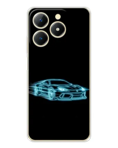 Чохол для Realme Note 70 з картинкою «Неоновий контур Lamborghini» Чохол для Realme Note 70 з картинкою «Неоновий контур Lamborghini»