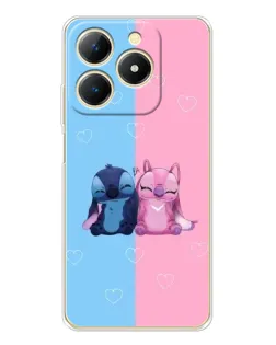 Чехол для Realme Note 70 с картинкой «Stitch и Angel Love» Чехол для Realme Note 70 с картинкой «Stitch и Angel Love»