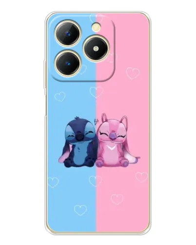 Чехол для Realme Note 70 с картинкой «Stitch и Angel Love» Чехол для Realme Note 70 с картинкой «Stitch и Angel Love»