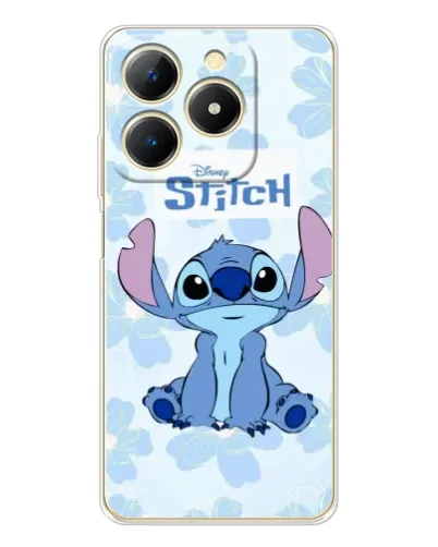 Чехол для Realme Note 70 с картинкой «Stitch среди цветов» Чехол для Realme Note 70 с картинкой «Stitch среди цветов»