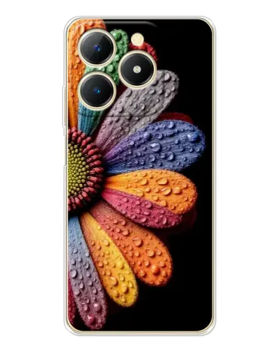 Чохол для Realme Note 70 з картинкою «Райдужна квітка»
