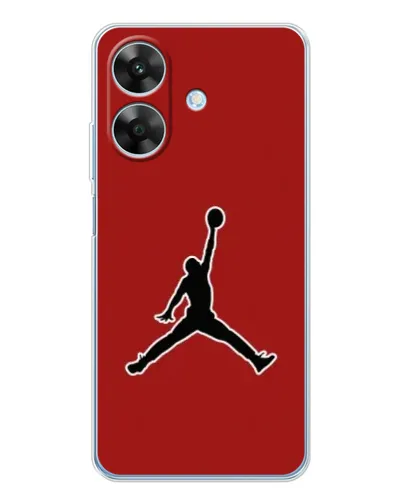 Чохол для Realme Note 70T з картинкою «Jordan Red Back» Чохол для Realme Note 70T з картинкою «Jordan Red Back»