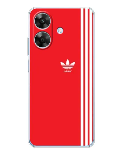 Чохол для Realme Note 70T з картинкою «Червоний мінімалізм Adidas» Чохол для Realme Note 70T з картинкою «Червоний мінімалізм Adidas»