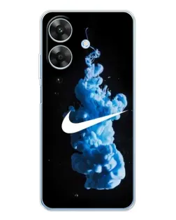 Чохол для Realme Note 70T з картинкою «Nike та синій дим»