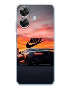 Чохол для Realme Note 70T з картинкою «Nike та суперкар»