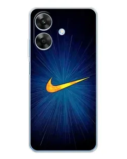 Чохол для Realme Note 70T з картинкою «Синій пульс Nike»