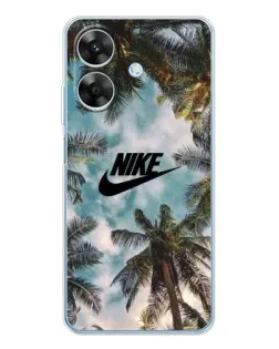Чохол для Realme Note 70T з картинкою «Тропічний принт Nike»