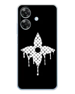 Чохол для Realme Note 70T з картинкою «Квіткова монограма»