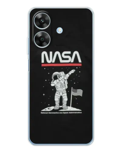 Чехол для Realme Note 70T с картинкой «NASA — шагаем по Луне» Чехол для Realme Note 70T с картинкой «NASA — шагаем по Луне»