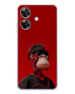 Чохол для Realme Note 70T з картинкою «Bored Ape в червоному» Чохол для Realme Note 70T з картинкою «Bored Ape в червоному»