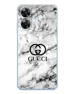 Чохол для Realme Note 70T з картинкою «Gucci — мармуровий шик»