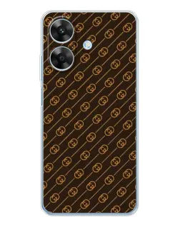 Чохол для Realme Note 70T з картинкою «Gucci — золоті діагоналі»