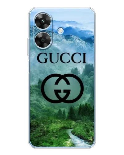 Чохол для Realme Note 70T з картинкою «Gucci — гірський пейзаж»
