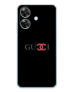 Чохол для Realme Note 70T з картинкою «Gucci — червоний градієнт»