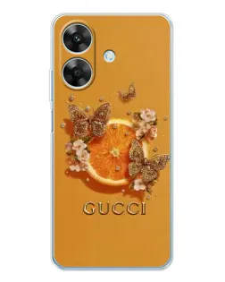 Чохол для Realme Note 70T з картинкою «Gucci — золоті метелики» Чохол для Realme Note 70T з картинкою «Gucci — золоті метелики»