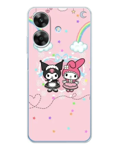 Чохол для Realme Note 70T з картинкою «My Melody та Kuromi» Чохол для Realme Note 70T з картинкою «My Melody та Kuromi»