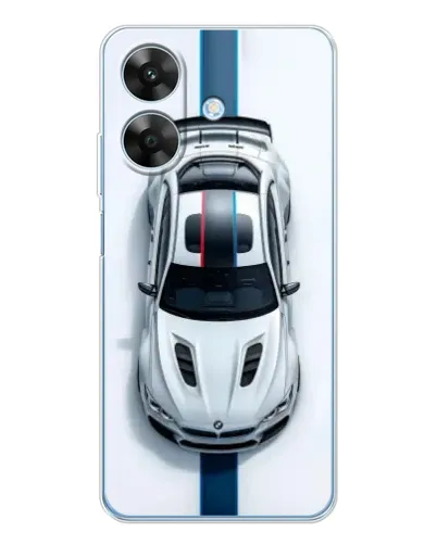 Чехол для Realme Note 70T с картинкой «Вид сверху — BMW M»