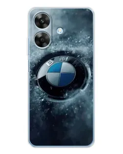 Чохол для Realme Note 70T з картинкою «Логотип BMW — лід»