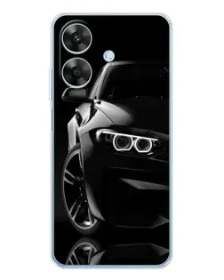 Чохол для Realme Note 70T з картинкою «Чорна BMW — профіль»
