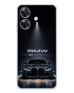 Чохол для Realme Note 70T з картинкою «BMW крізь нічне місто»