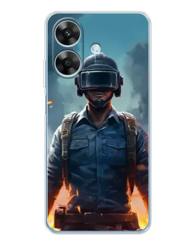 Чохол для Realme Note 70T з картинкою «PUBG — реалістичний герой»