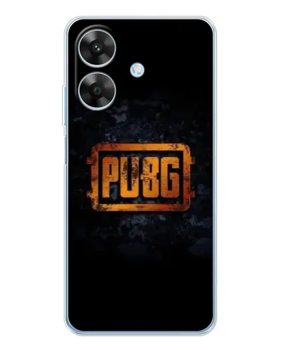 Чохол для Realme Note 70T з картинкою «PUBG — золотий логотип»