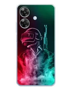Чохол для Realme Note 70T з картинкою «PUBG — вогняний воїн»