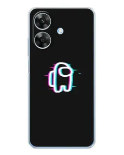 Чохол для Realme Note 70T з картинкою «Among Us неон»