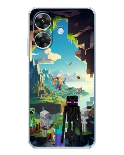 Чохол для Realme Note 70T з картинкою «Ендермен у лісі»