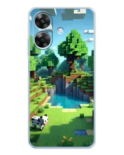 Чохол для Realme Note 70T з картинкою «Minecraft літній день»