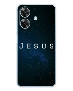 Чехол для Realme Note 70T с картинкой «Звездное небо Jesus»