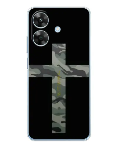 Чехол для Realme Note 70T с картинкой «Милитари Крест»