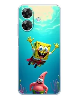 Чохол для Realme Note 70T з картинкою «Спанч Боб під водою» Чохол для Realme Note 70T з картинкою «Спанч Боб під водою»